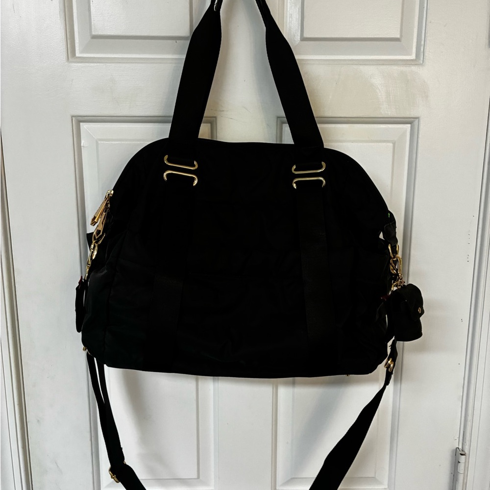 Storksak Black Nylon Diaper Bag – Lightweight, Stylish & Functional